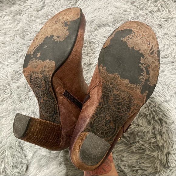 Ombré Purple Moto Boots - Picture 9 of 16